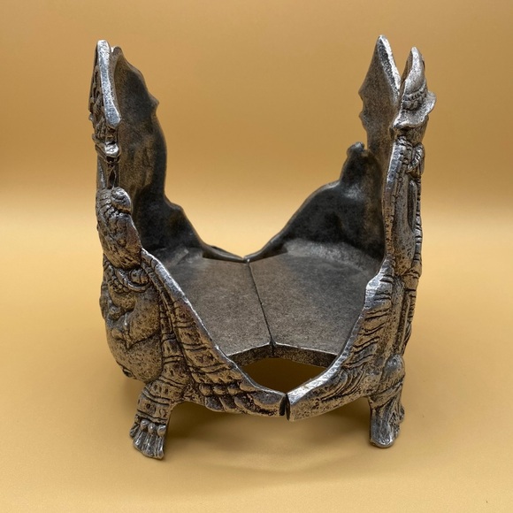 Wonderful Snowmen Melt Your Heart Three Wick Candle Holder 5” Tall X 4 1/4” Wide - Picture 6 of 11